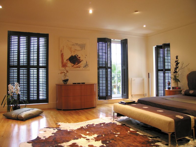 Shutters For French Windows And Patio Doors Interior