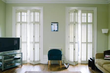 White Interior Doors on Shutters For French Windows And Patio Doors   Interior Shutters